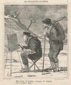 Dude, dit maleri mangler varme... af Honoré Daumier