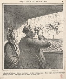 Mr. Colimard hvis du fortsætter... af Honoré Daumier