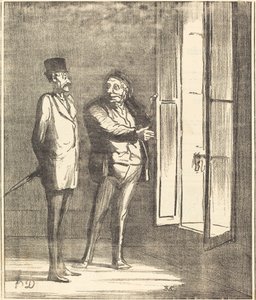 Sir vil have det fint her... af Honoré Daumier