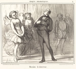 Instruktøren Mossie af Honoré Daumier