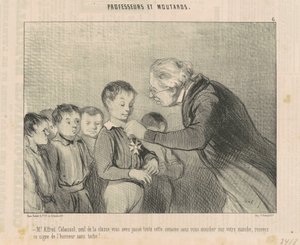 Hr. Alfred Cabassol ... modtage dette ærestegn ... af Honoré Daumier