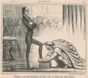 Mr. Hume lader som om... af Honoré Daumier