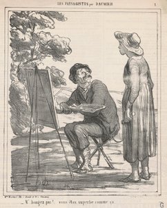 Bevæg dig ikke! ... af Honoré Daumier