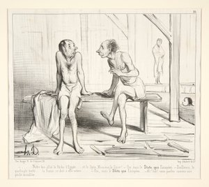 Vores gode allierede Pacha d af Honoré Daumier