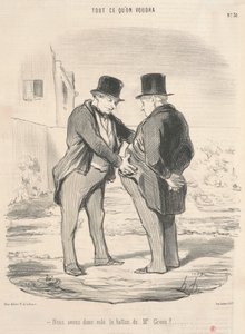 Så vi stjal bolden fra Mr. Green? af Honoré Daumier