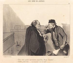 Vi har stor repræsentation i dag af Honoré Daumier