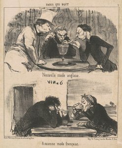 Ny engelsk mode af Honoré Daumier