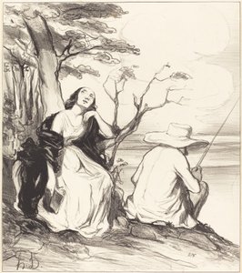 O smerte!... at have drømt... om en mand... af Honoré Daumier