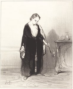 O fornøjelse af opiumet, som du henrykker fra mig!... af Honoré Daumier
