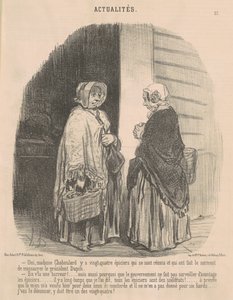Ja, fru Chaboulard... af Honoré Daumier