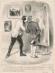 Ja... de havde den indignitet at nægte mig dette maleri... af Honoré Daumier