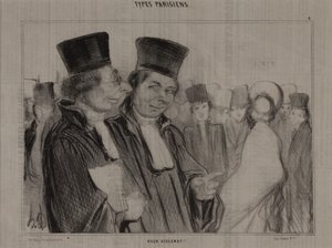 Parisertyper, no. 4: Gamle skurk! af Honoré Daumier