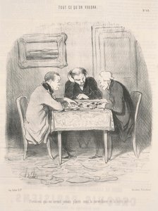 Parisere, der aldrig vil være ... under overvågning ... af Honoré Daumier