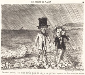 Parisere modtager et korn... af Honoré Daumier
