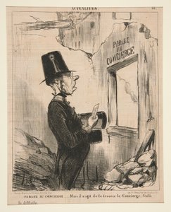 Tal med pedellen af Honoré Daumier
