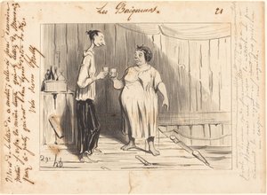 Æresord, fru Frenouillet... af Honoré Daumier