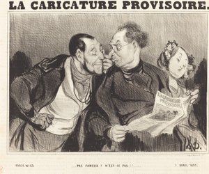 Ikke berømt? Er det ikke!!... af Honoré Daumier