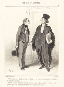 Tabt, sir... tabt på alle punkter... af Honoré Daumier