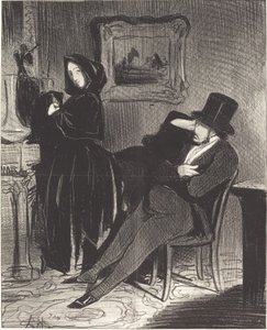 Oftere end jeg kører dig... til bolden... af Honoré Daumier
