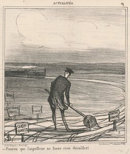 Så længe kontakten ikke afsporer noget! af Honoré Daumier
