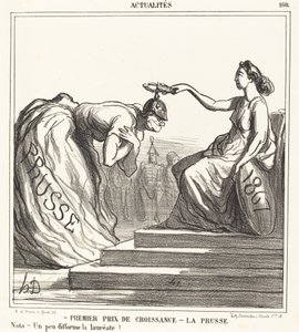 Første pris for vækst - Preussen af Honoré Daumier