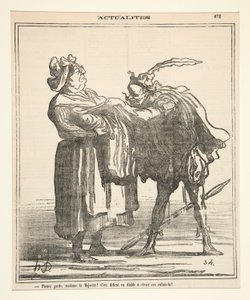 Pas på, Madame la Majorite! af Honoré Daumier