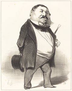 Prins Lucien Murat af Honoré Daumier