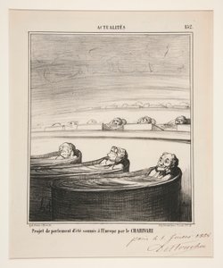 parlamentsprojekt af Honoré Daumier