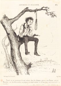 Når du ejer hundrede aktier... af Honoré Daumier