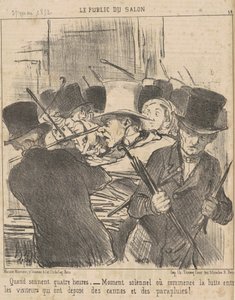 Når klokken slår fire af Honoré Daumier