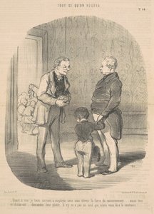 Hvad mig angår, vil jeg bruge ... ræsonnementets kraft af Honoré Daumier