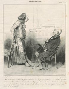 Hvad er der galt med dig, Robert? ... af Honoré Daumier