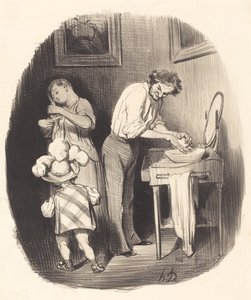 Hvor er han dejlig, Dodore... af Honoré Daumier