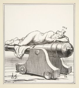 Fornyet af Turenne, fra Actualites af Honoré Daumier