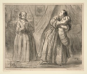 Gentagelse d af Honoré Daumier