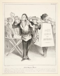 Robert-Macaire Boghandler. (Robert Macaire boghandler.), pl. 14 fra serien Caricaturana i albummet Les Robert Macaires af Honoré Daumier