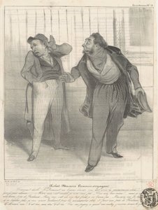 Robert Macaire rejseassistent af Honoré Daumier