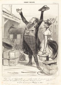 Hej! Gæstfrihedens land... af Honoré Daumier