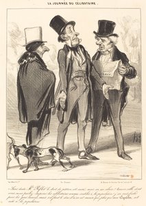 Ingen tvivl om, at Mr. Riflot har ret... af Honoré Daumier