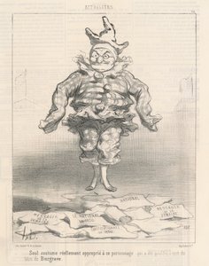 Eneste kostume ... egnet til denne karakter af Honoré Daumier