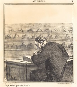 Hvis jeg ikke skulle genvælges! af Honoré Daumier