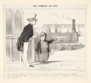 Hvis min maskine er god? af Honoré Daumier