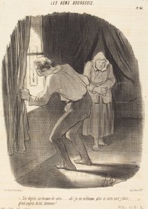 Seks minusgrader... af Honoré Daumier