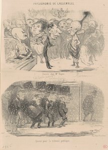 Aften hos Mr. Dupin af Honoré Daumier