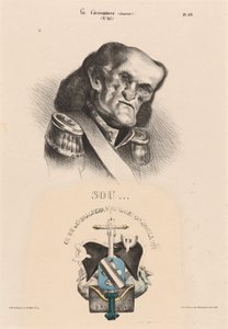 Soult (marskal) af Honoré Daumier