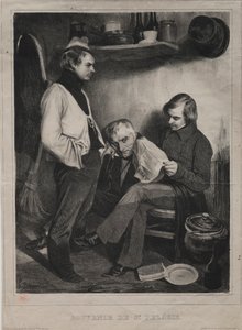 Souvenir fra fængslet i Ste. Pélagie, 1834. af Honoré Daumier
