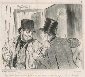 Tag det roligt borgerligt, vi ved det af Honoré Daumier