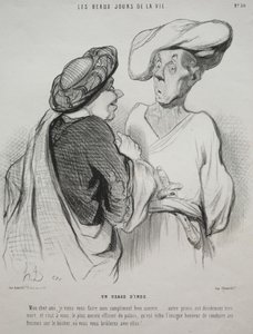 Livets smukke dage, plade 30: En indisk skik af Honoré Daumier