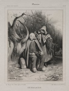 Den ugyldige, 1835. af Honoré Daumier