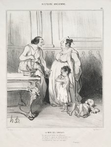 Gracchiernes mor af Honoré Daumier